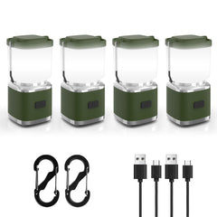 Hoxida LED camping lantern front view showing bright 2000LM for campsite illumination