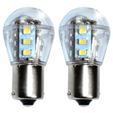HQRP BA15S headlight LED bulbs two-pack ready for replacement
