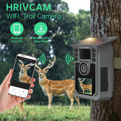 Hrivcam Trail Camera 5000mAh battery enables long operation between charges
