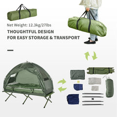HRVEOCEI air mattress and pump enable easy inflation outdoors