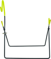 HT LNH-100 Lift N' Hook rod holder on boat rail provides secure, hands-free rod management