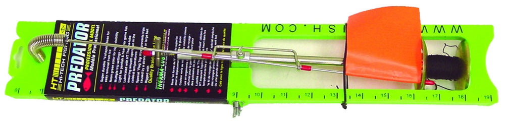 HT PRT-200 Predator Tip-Up Spool in hot green, 500 feet, ideal for stable line management.