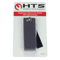 HTS 222B0 flint and striker ready for outdoor use to start fires.
