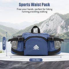 HTZPLOO fanny pack water bottle holder keeps drinks within easy reach while you move.