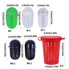 Red Conjoined Baits Cup - Fishing Feeder
