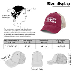 Huesdeaw Women's Mesh Baseball Cap pink for hot days and breathable comfort
