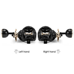 HUIOP baitcaster with magnetic brake system for precise control.