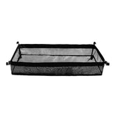 HUIOP under-table storage bag keeps campsite gear organized and reachable.