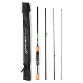 HUIOP fishing rod assembly shows quick setup with stable joints.