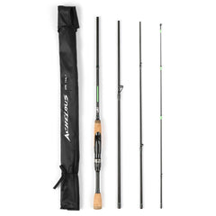 HUIOP fishing rod assembly shows quick setup with stable joints.