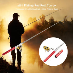 HUIOP compact pocket fishing kit fits in your bag