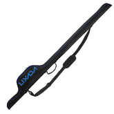 HUIOP fishing rod case front view showing rugged nylon protection for gear