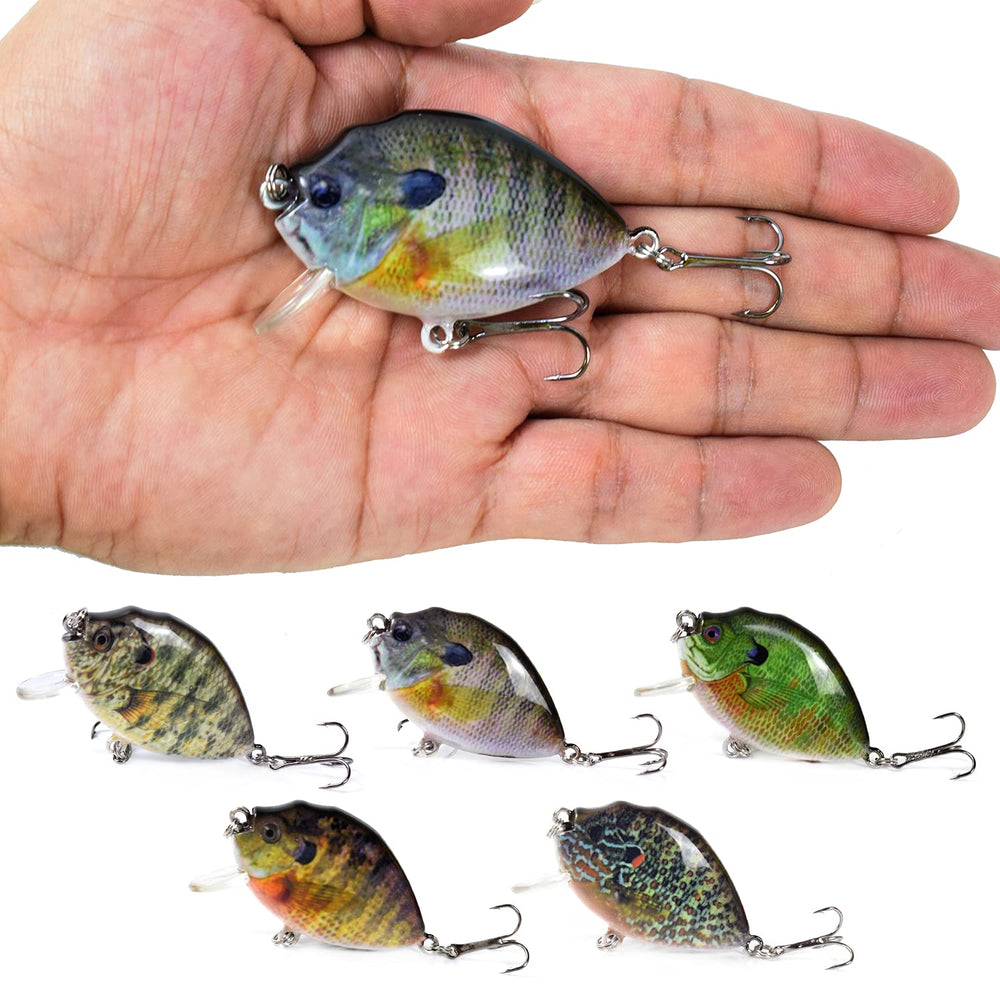 HUIOP wobbler lure with transparent tackle box for easy storage and quick access.