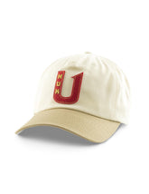 HUK Mens Varsity 5-Panel Hat front view, sun protection for outdoor fishing.