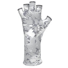 HUK Pursuit Sun Glove with a grippy palm for secure casting.
