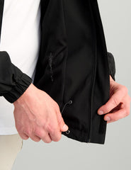 HUK Storm Rain Jacket 2.0 seam-sealed construction keeps you dry in drizzle.