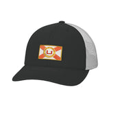 HUK Trucker Hat front view for all-day sun protection during fishing
