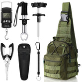 Hungdao backpack for fishing gear with organized compartments for quick access during trips.