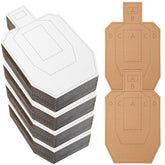 Hungdao IPSC cardboard target 30x18 silhouette front view for clear hit scoring