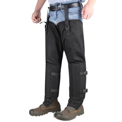 HUNTARMOR Snake Guard Gaiter Chaps top view showing rugged nylon protection for leg safety
