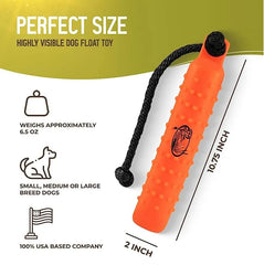 HuntEmUp standard-size bumper supports small and medium breed drills.