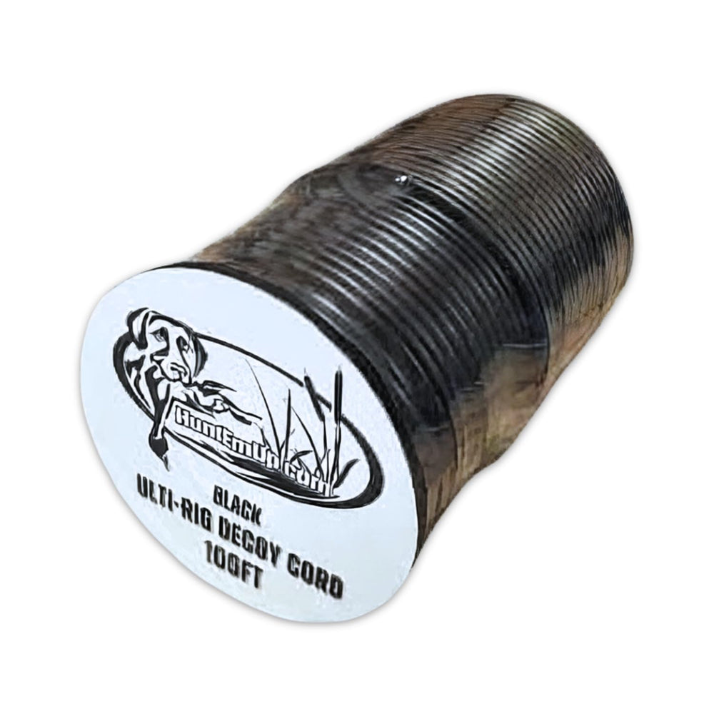 HuntEmUp Ulti-Rig 100ft duck decoy cord keeps rigs tidy for quick morning setups.