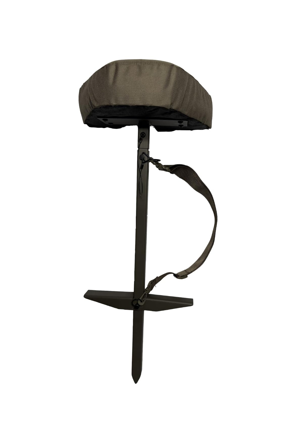HuntEmUp Ultimate Marsh Stool XC assembled shows extra padding for long hunts