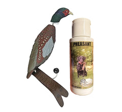 HuntEmUp Ultimate Pheasant Training Scent bottle demonstrates long-lasting aroma for field-based scent work