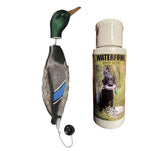 HuntEmUp waterfowl scent bottle for scent-based training sessions