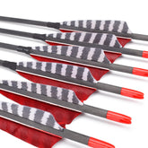 Hunter Ian Archery carbon arrows with 600 spine deliver consistent flight
