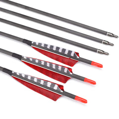 Hunter Ian Archery screw-in field points 100-grain with aluminum insert for reliability.