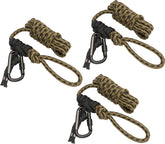 Hunter Safety System rope-style treestrap attached to a tree providing secure ascent and stability.