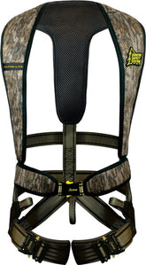 Hunter Safety System Ultra-Lite Harness mesh upper body for breathable comfort during treestand hunts.