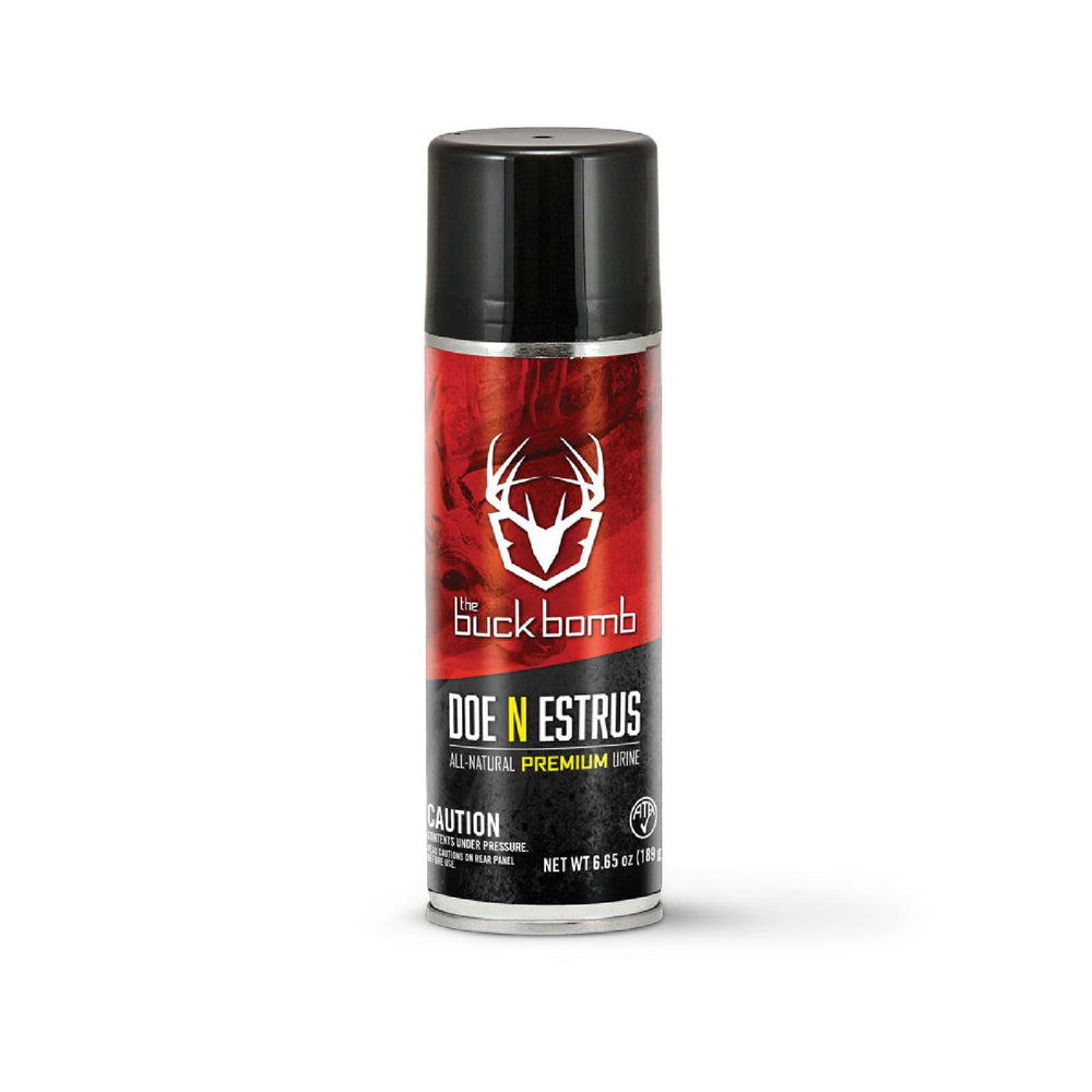 Buck Bomb Doe in Estrus aerosol scent can, 6.65 oz, deer lure