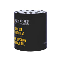 Hunters Specialties medium doe estrus bleat demonstrates versatile mid-range call.
