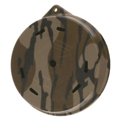 Hunters Specialties Mossy Oak Bottomland camo pot call with lanyard eyelet for quick access.