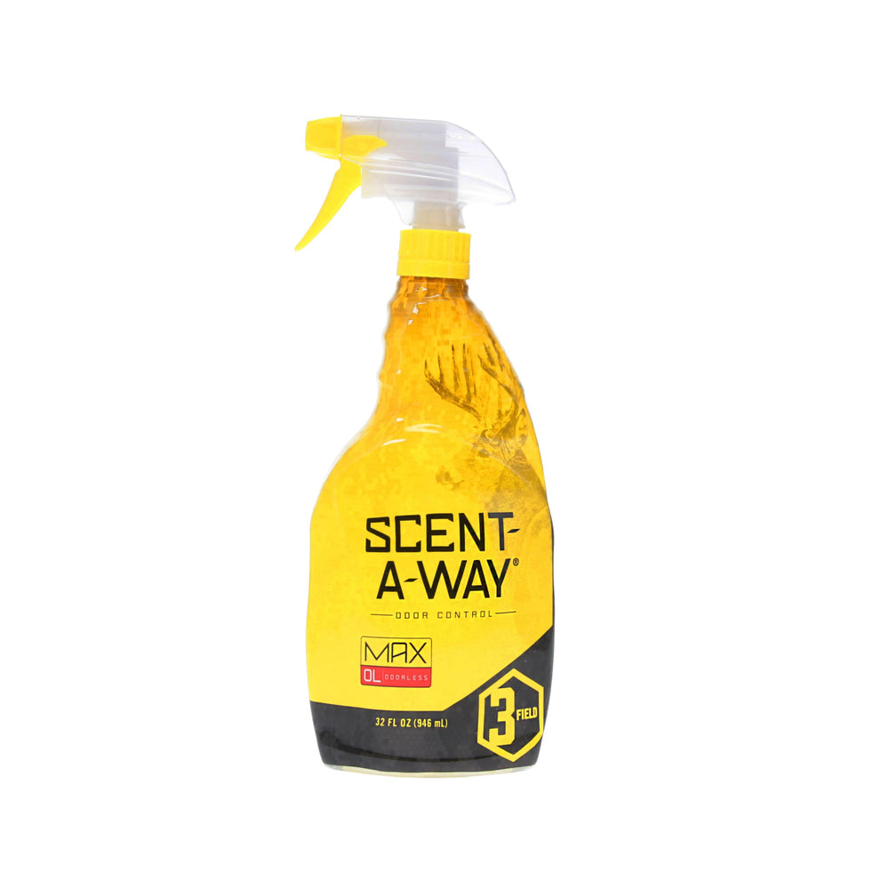 Saw Max odorless spray 32 oz bottle for field odor control by Hunters Specialties