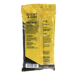 Hunters Specialties Scent-A-Way Max wipes opened for quick field use