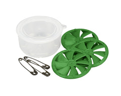 Hunters Specialties Wafer Blades shown with Blade Driver to boost scent dispersal