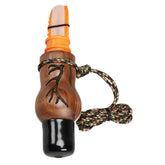 Hunters Specialties Whispering Cow Call with rubber silencer cap for soft, realistic cow sounds.