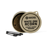 Hunters Specialties White Oak Acorn Cover Scent Wafer pinned to clothing masks scent