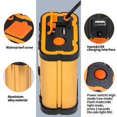 Hunting Friends headlamp IPX4 waterproof for wet outdoor use.