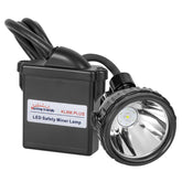 Hunting Friends Superbright Headlamp front view shows compact, powerful mining-ready design.