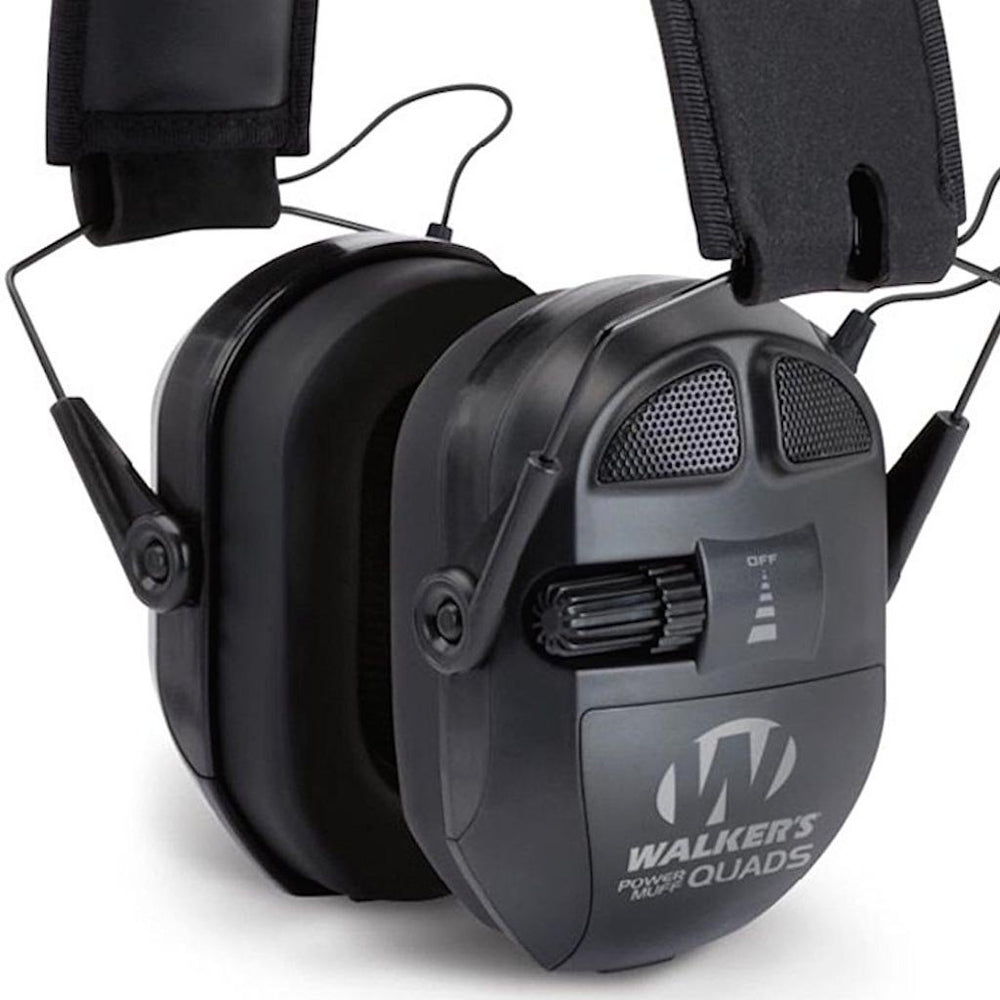 Earmuffs with Sound Activated Compression and accessible controls