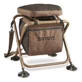 Huntrite 360 swivel hunting blind chair with silent rotation for quick aiming