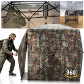 HUNTSEN hunting blind 360° view for all-around scanning
