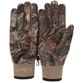 Huntworth Ladies Tech Shooters Glove hidden camouflage pattern close-up for outdoor concealment.