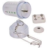 HURRISE underwater fishing LED lure light green on boat at night