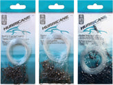 Hurricane Surf Fishing Leader Bundle 10lb double drop, versatile for shore setups.