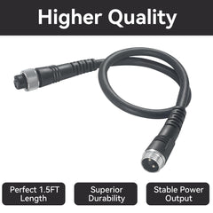 2-pin power plug compatible with electric reels